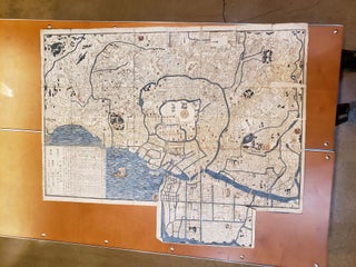 Item #2042b The Large Pictorial Map of Edo: Revised and Amended in the Bunsei Reign Period...