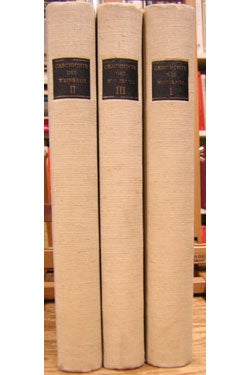 Item #2046204 Geschichte des Weinbaus (Two Volumes). Friedrich von Bassermann-Jordan