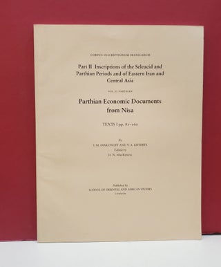 Item #2047822 Parthian Economic Documents from Nisa: Texts I, pp. 81-160 (Part II Inscriptions of...
