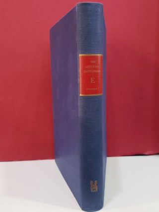 The Assyrian Dictionary: E - Volume 4