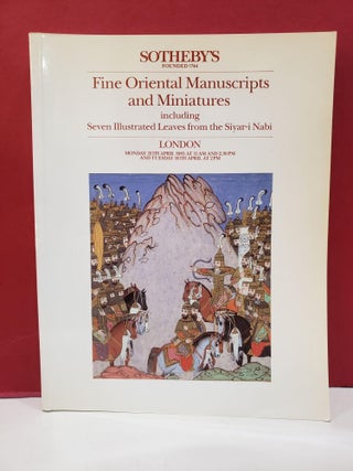 Item #2049182 Fine Oriental Manuscripts and Miniatures. Sotheby's