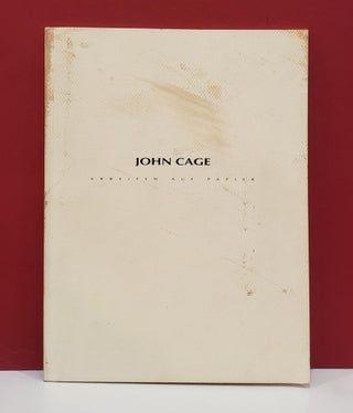 Item #2049302 John Cage: Arbeiten auf Papier. Dieter Weber Margerethe Goldmann