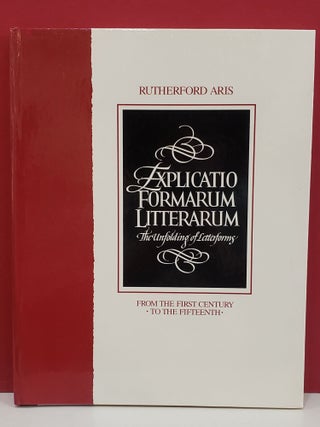 Item #2050430 Explicatio Formarum Litterarum: The Unfolding Letterforms, From The First Century...