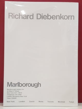 Richard Diebenkorn The Ocean Park Series: Recent Works
