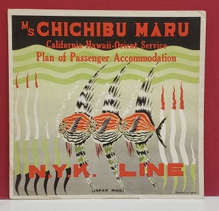 Item #2054198 1932 Chichibu Maru N.Y.K. Line Dede Plans and Cutaway Brochure Japan Mail