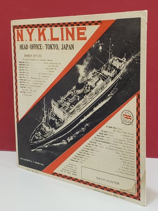 1932 Chichibu Maru N.Y.K. Line Dede Plans and Cutaway Brochure Japan Mail