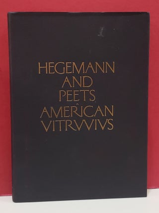 The American Vitruvius: An Architects' Handbook of Civic Art