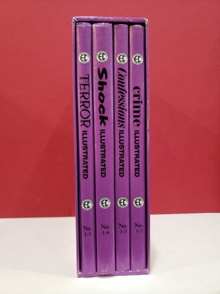 EC Picto-Fiction Library, 4 Volumes: Terror Illustrated / Crime Illustrated / Confessions...