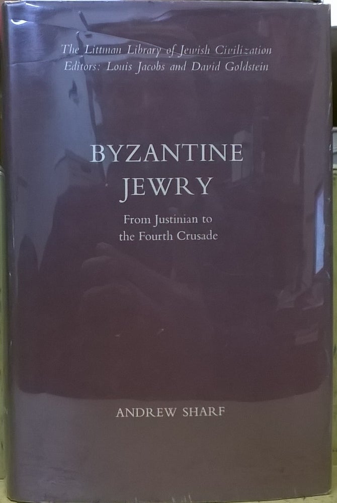 Item #4005624 Byzantine Jewry. Andrew Sharf.