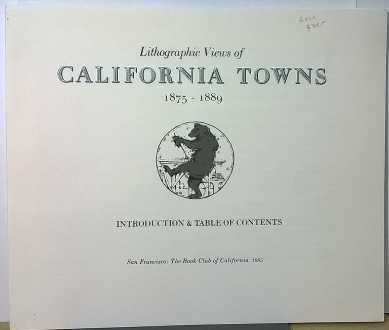 Item #4005923 Lithographic Views of California Towns, 1875-1889