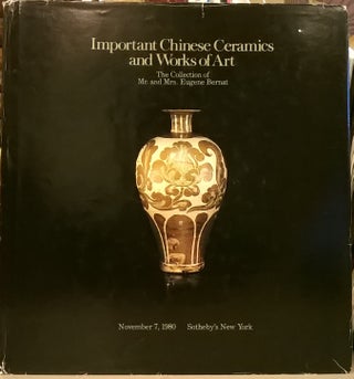 Item #4006670 Inportant Chinese Ceramics and Works of Art: The Collection of Mr. and Mrs. Eugene...