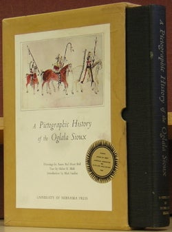 Item #4006696 A Pictographic History of the Oglala Sioux. Helen H. Blish, Amos Bad Heart Bull, Mari Sandoz, text.