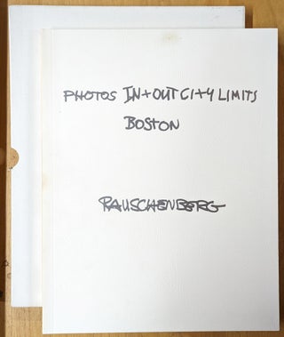 Item #4006873 Photos In & Out City Limits Boston. Robert Rauschenberg