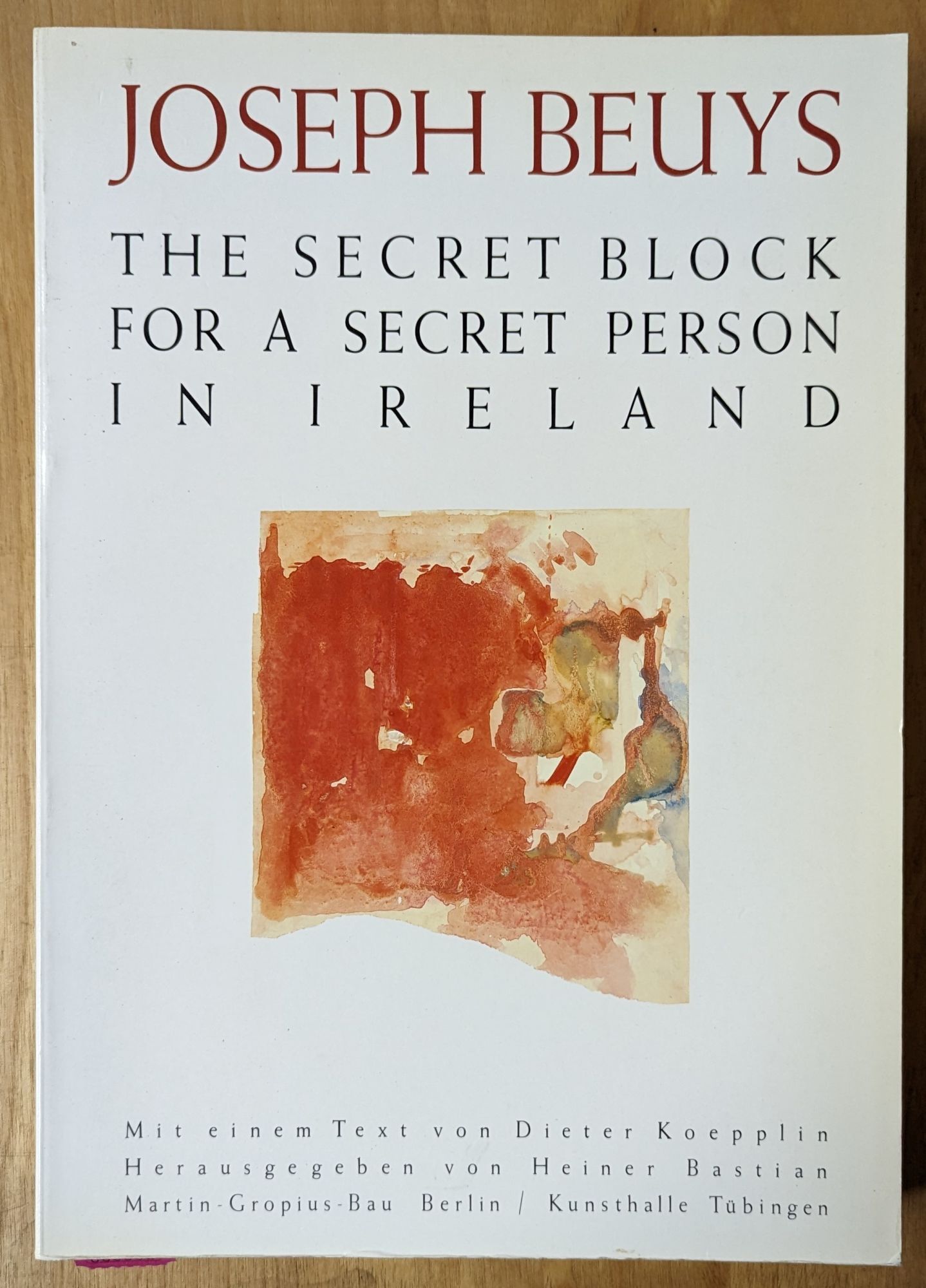 Joseph Beuys: The Secret Block for a Secret Person in Ireland | Dieter ...