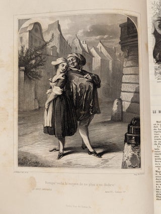Oeuvres Completes de Moliere, Edition Illustreede 140 vignettes par Janet-Lange