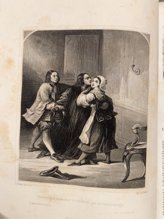 Oeuvres Completes de Moliere, Edition Illustreede 140 vignettes par Janet-Lange