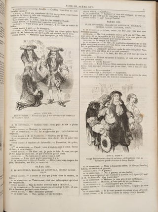 Oeuvres Completes de Moliere, Edition Illustreede 140 vignettes par Janet-Lange
