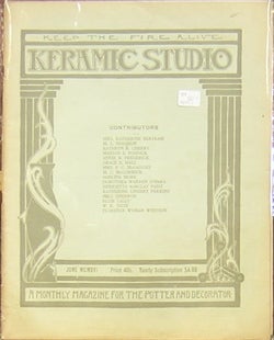 Item #48997 Keramic Studio: A Monthly Magazine for the Potter and Decorator. Mrs. Adelaide...