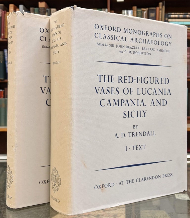 Item #56846 The Red-Figured Vases of Lucania, Campania, and Sicily, 2 vol. Sir John Beazley, Bernard Ashmole, C. M. Robertson, eds., A. D. Trendall.