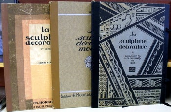 Item #59011 La Sculpture Decorative Moderne (3 vols., complete). Henri Rapin.