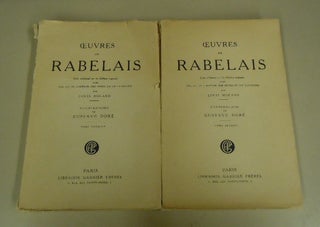 Item #6000075 Oeuvres de Rabelais, avec une vie de l'auteur, des notes et un glossaire. Louis Moland