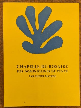 Item #6000312 Chapelle du Rosaire des Dominicaines de Vence. Henri Matisse