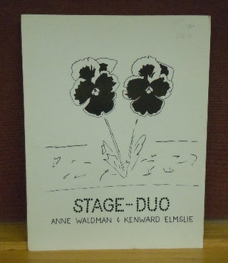 Item #62612 Stage-Duo. Kenward Elmslie Anne Waldman, cover, Joe Brainard