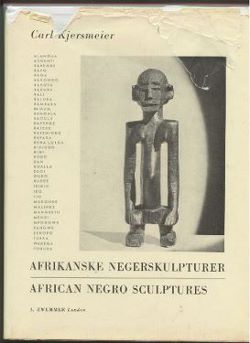 Item #6929 African Negro Sculptures. Carl Kjersmeier