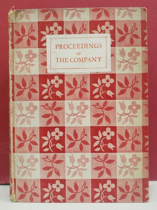 Item #70515 Proceedings of the Company of Amateur Brewers. A P. Wallace