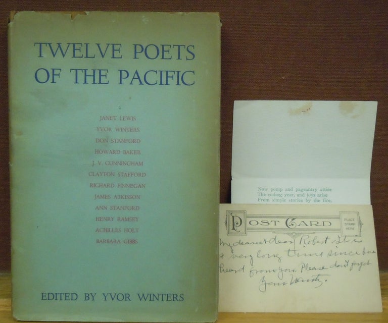 Item #79450 Twelve Poets of the Pacific. Yvor Winter.