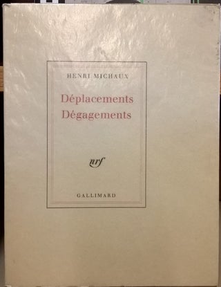 Item #80344 Deplacements Degagements. Henri Michaux
