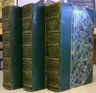 Item #81419 The Poetic and Dramatic Works of Robert Browning, Six Volumes in Three. Robert Browning