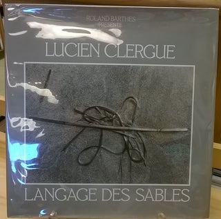 Item #81696 Langage des sables (French Edition). Lucien Clergue, Roland Barthes