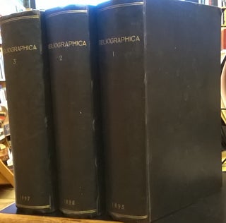 Item #84780 Bibliographica: Papers on Books, Their History and Art, 3 vol. Alfred W. Pollard
