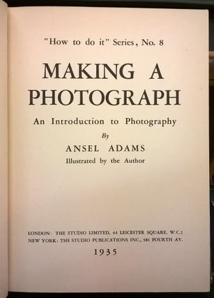 Making a Photograph: An Introduction to Photography