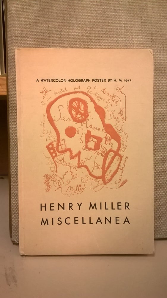Item #86152 Henry Miller Miscellanea. Henry Miller.