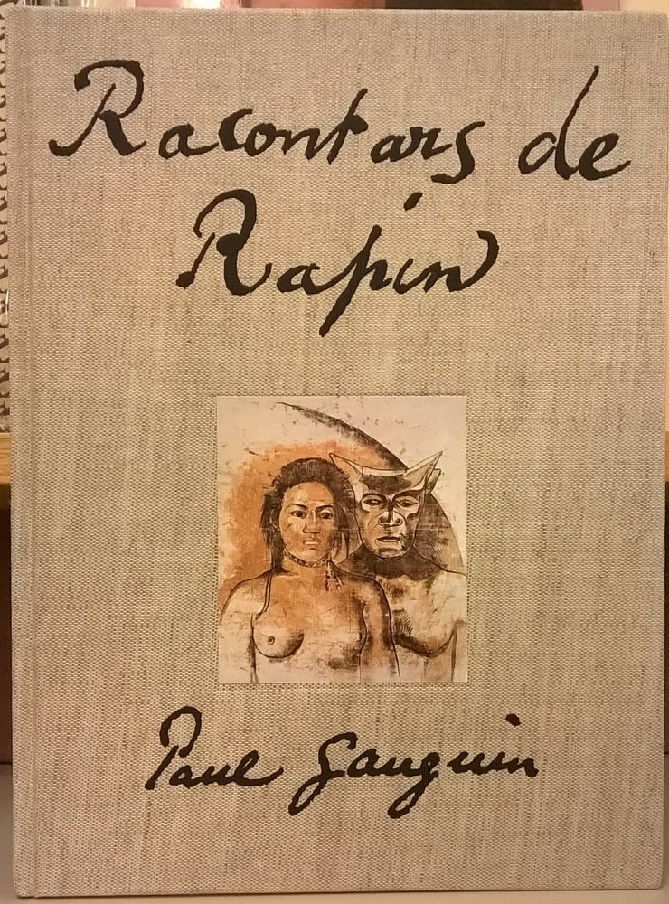 Item #86423 Recontars de Rapin: Fac-simile du meniscrit de Paul Gauguin. Paul Gauguin.