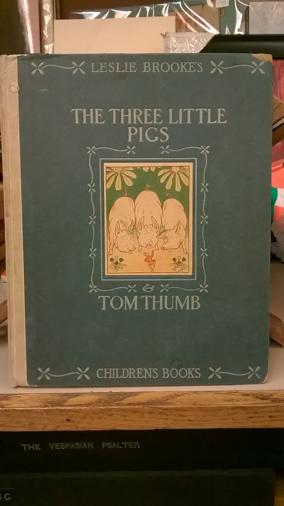 Item #86485 The Three Little Pigs and Tom Thumb. L. Leslie Brooke.