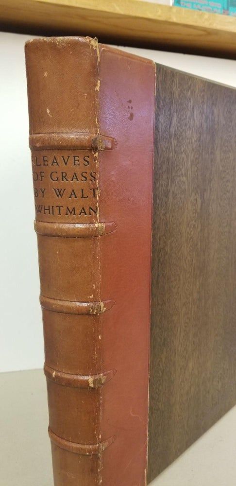 Item #86606 Leaves of Grass. Valenti Angelo Walt Whitman, illstr.