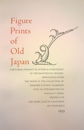 Figure Prints of Old Japan
