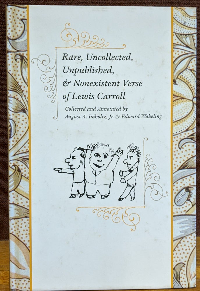 Item #88149 Rare, Uncollected, Unpublished, & Nonexistent Verse of Lewis Carroll. Lewis Carroll.