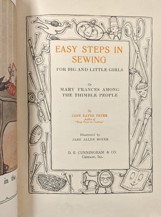 Easy Steps in Sewing For Big and Little Girls, or Mary Frances Among the Thimble People