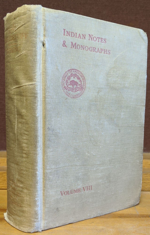Item #88213 Zuni Breadstuff (Indian Notes and Monographs, Vol. VIII). Frank Hamilton Cushing.