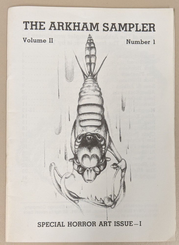 Item #89104 The Arkham Sampler, Volume II, Number 1: Special Horror Art Issue - I. Dave Stall.