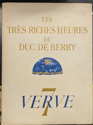 Item #89608 Verve: The French Review of Art, No. 7, April-July 1940. E. Teriade