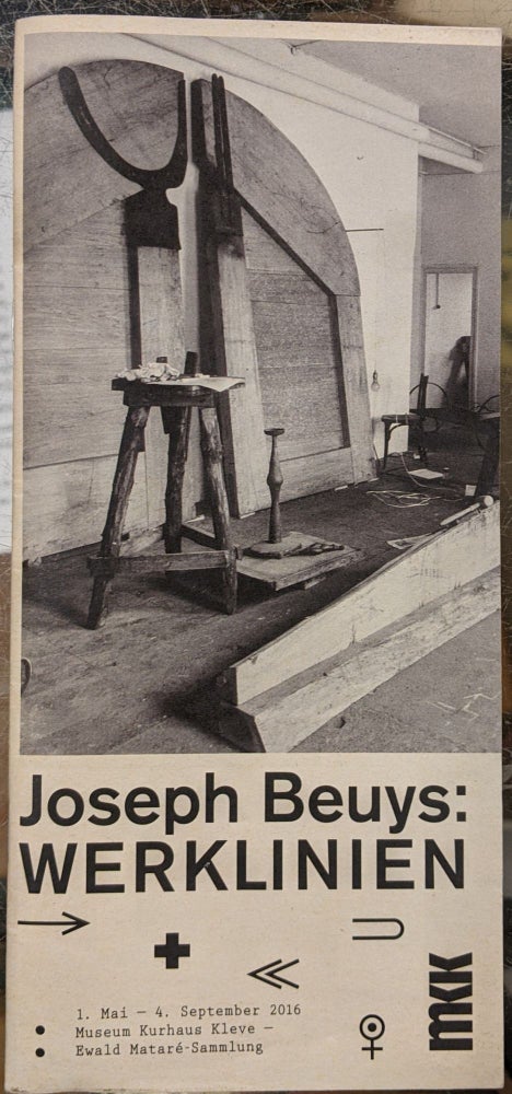 Item #90014 Joseph Beuys: Werklinien. Joseph Beuys.