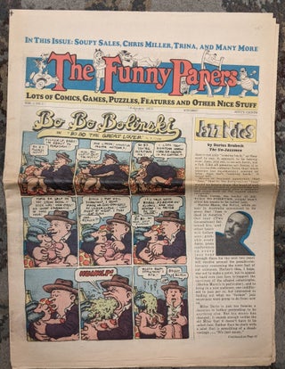Item #90070 The Funny Papers, February, 1975. Vol. 1, No. 1. Robert Crumb, Trina Robbins, Larry Todd