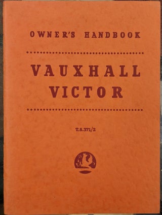 Item #90104 Vauxhall Victor Model F Operation and Maintenance Instructions. Vauxhall