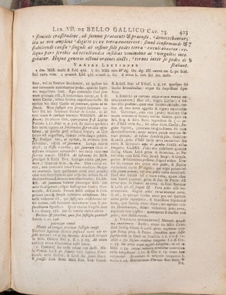 Bellis Gallico et Civili Pompejano, nec non A. Hirtii, Aliorumque de Bellis Alexandrino, Africano, et Hispaniensi Commentarii