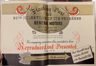 Life Motors On, 1908-1938, Complied by Paul Garrett